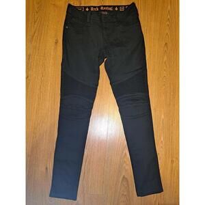Rock Revival Sheryl Jeans Womens W29 Black Cotton Skinny